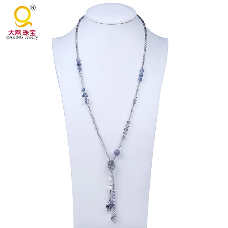Mix design full crystal necklace semi precious stone necklace pearl shell beads pendant necklace factory price
Mix design full crystal necklace semi precious stone necklace pearl shell beads pendant necklace factory price