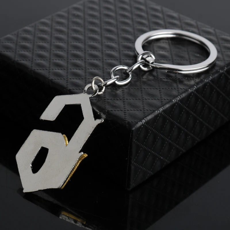 Animation Jewelry BLEACH Keychain Grimmjow Jeagerjaques Figure 6 Pendant Key Chains Unisex Keyring Car Holder | Украшения и