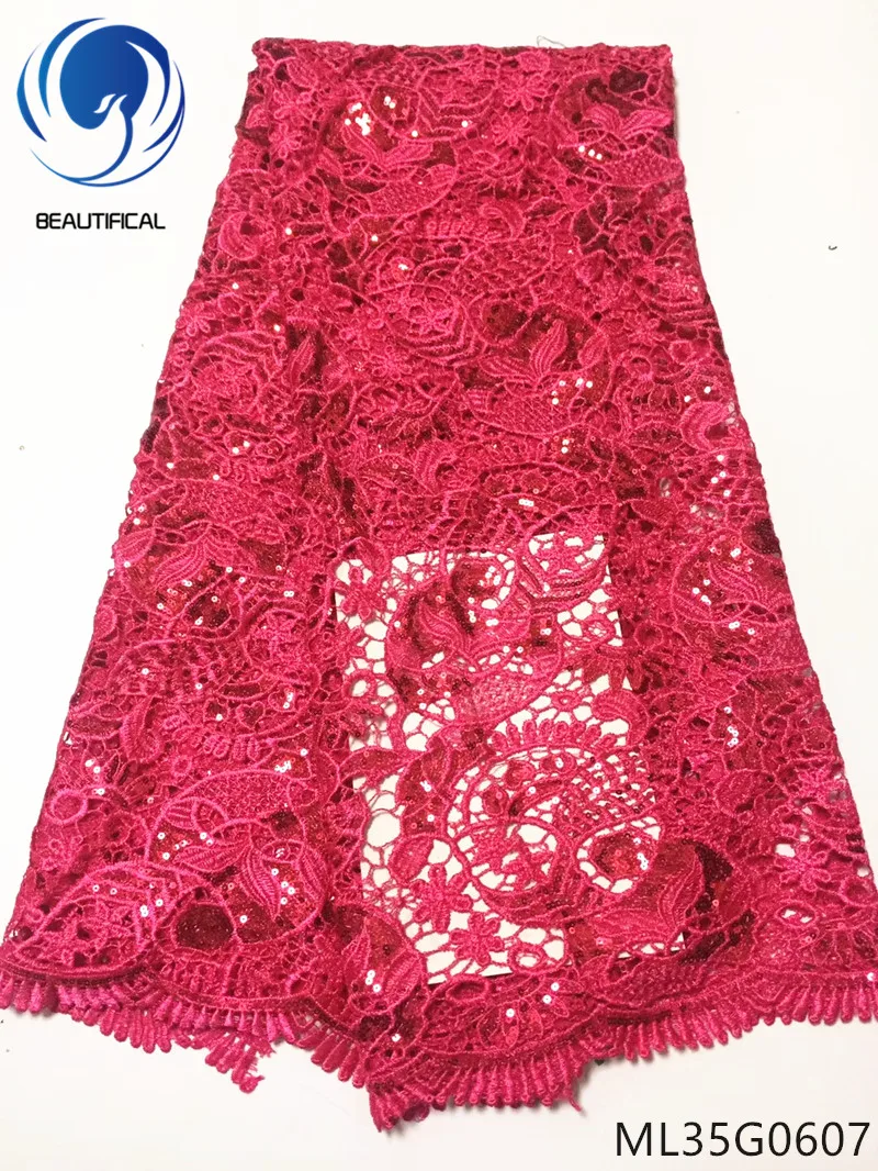BEAUTIFICAL Lace Guipure Fabric Nigerian Water Soluble Embroidery Cord Lace Fabric African ML35G06
BEAUTIFICAL Lace Guipure Fabric Nigerian Water Soluble Embroidery Cord Lace Fabric African ML35G06