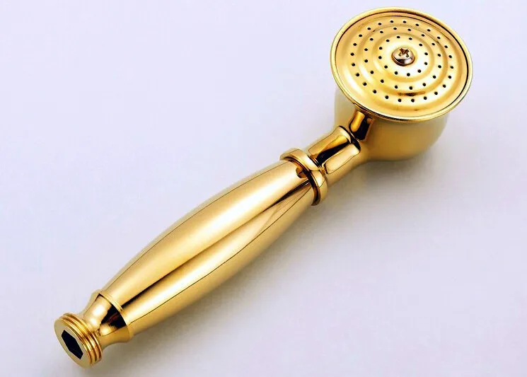 Gold Copper Bathroom Shower Head Water Saving Hand-held Sprayer Tap Banheiro Lavabo Ducha Hardware TH013-1
Gold Copper Bathroom Shower Head Water Saving Hand-held Sprayer Tap Banheiro Lavabo Ducha Hardware TH013-1