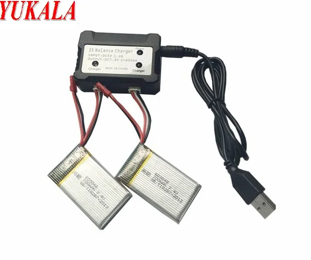 7.4V 700mAh Li-polymer*2pcs+ balancer charger for X600 F46 X601H JXD391V RC Quadcopter RC helicopter
7.4V 700mAh Li-polymer*2pcs+ balancer charger for X600 F46 X601H JXD391V RC Quadcopter RC helicopter