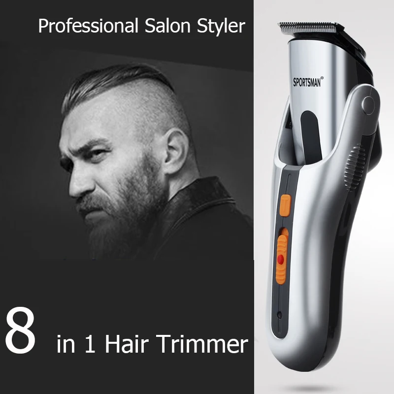 Electric Rechargeable 8 IN1 Multifunction Hair Clipper Professional Hair Beard Trimmer Cutting Machine
Electric Rechargeable 8 IN1 Multifunction Hair Clipper Professional Hair Beard Trimmer Cutting Machine