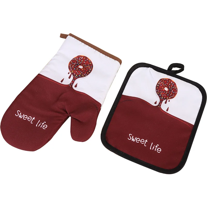 1 Set Cotton Fashion Doughnut Dessert Pattern Kitchen Pad Cooking microwave baking BBQ oven potholders oven mitts kitchen gloves
1 Set Cotton Fashion Doughnut Dessert Pattern Kitchen Pad Cooking microwave baking BBQ oven potholders oven mitts kitchen gloves