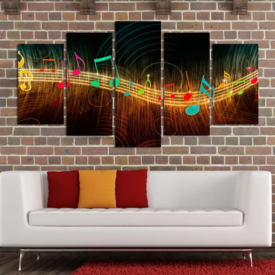 5 Pieces/set Canvas Painting HD Music Notation Canvas Home Room Decoration for home Wall For Living Room Art HD Print Poster
5 Pieces/set Canvas Painting HD Music Notation Canvas Home Room Decoration for home Wall For Living Room Art HD Print Poster