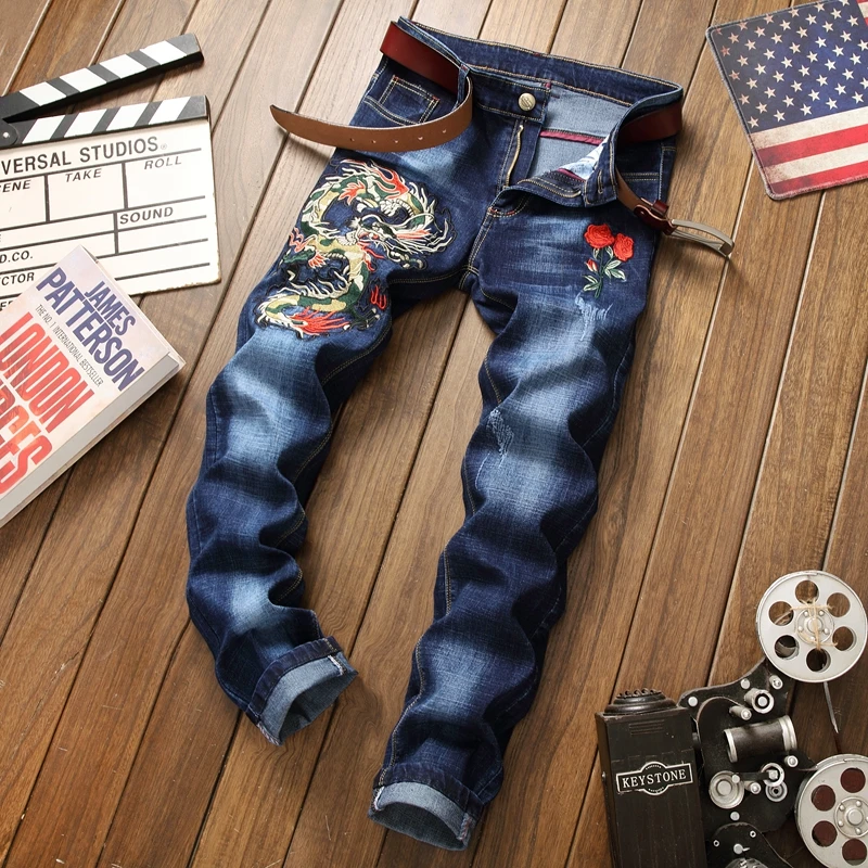 Brand blue jeans men cotton Japanese fashion casual elastic homme ripped distressed homme denim trousers plus size 29-38 jeans
Brand blue jeans men cotton Japanese fashion casual elastic homme ripped distressed homme denim trousers plus size 29-38 jeans