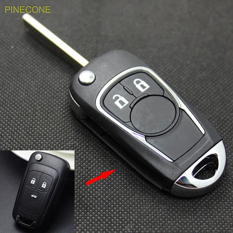 PINECONE for CHEVROLET CRUZE 3 Buttons Smart Key Case Uncut Blank Brass Blade Original Quality Replacement Key Shell 1Pc
PINECONE for CHEVROLET CRUZE 3 Buttons Smart Key Case Uncut Blank Brass Blade Original Quality Replacement Key Shell 1Pc