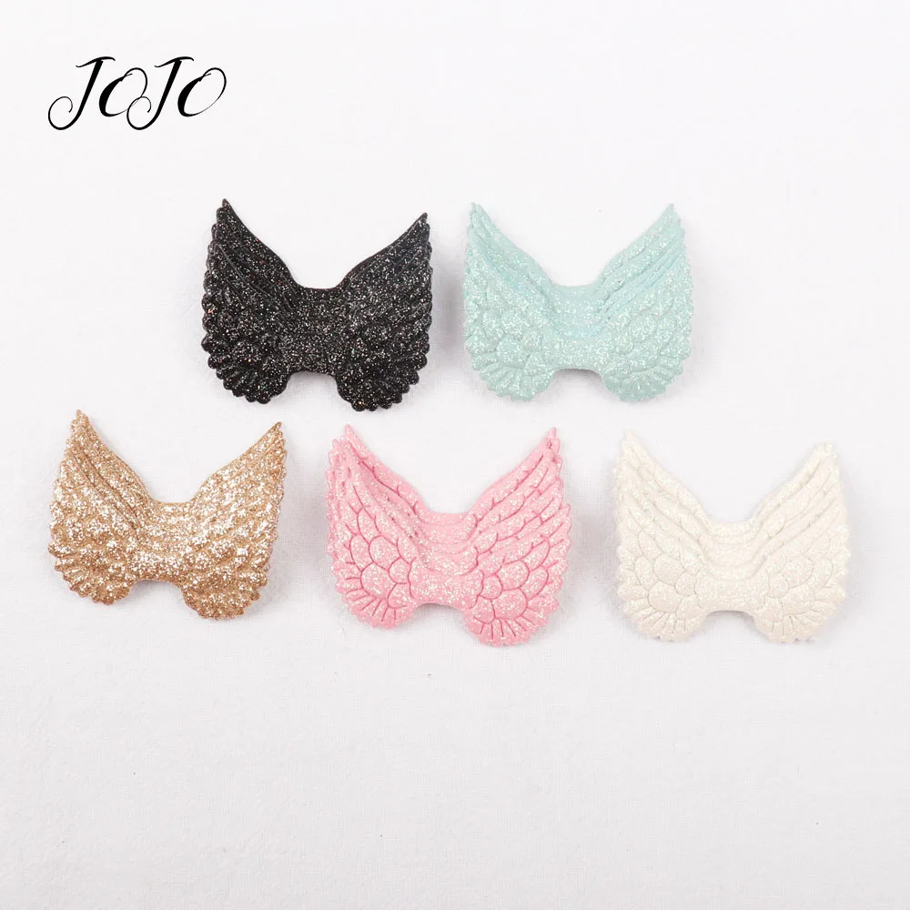 JOJO BOWS 10pcs Glitter Patches Shiny Solid Wings Accessories Garment Decoration DIY Craft Supplies Handmade Hair Bows Materials
JOJO BOWS 10pcs Glitter Patches Shiny Solid Wings Accessories Garment Decoration DIY Craft Supplies Handmade Hair Bows Materials
