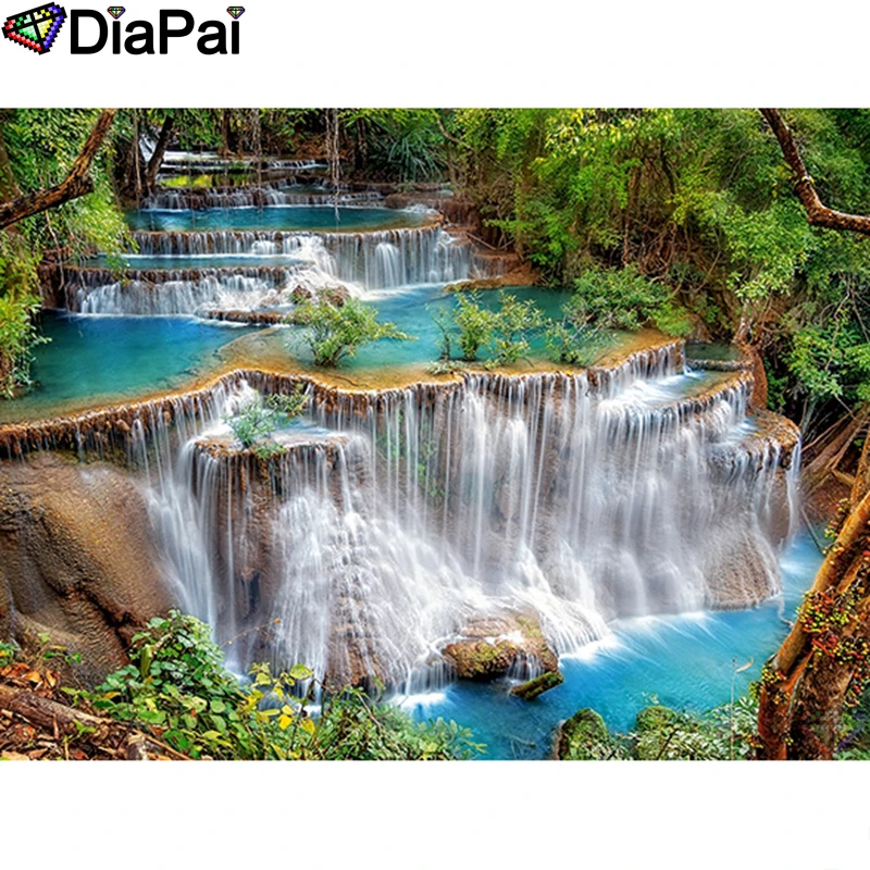 DIAPAI Diamond Painting 5D DIY 100% Full Square/Round Drill "Waterfall scenery" Diamond Embroidery Cross Stitch 3D Decor A24481
DIAPAI Diamond Painting 5D DIY 100% Full Square/Round Drill "Waterfall scenery" Diamond Embroidery Cross Stitch 3D Decor A24481