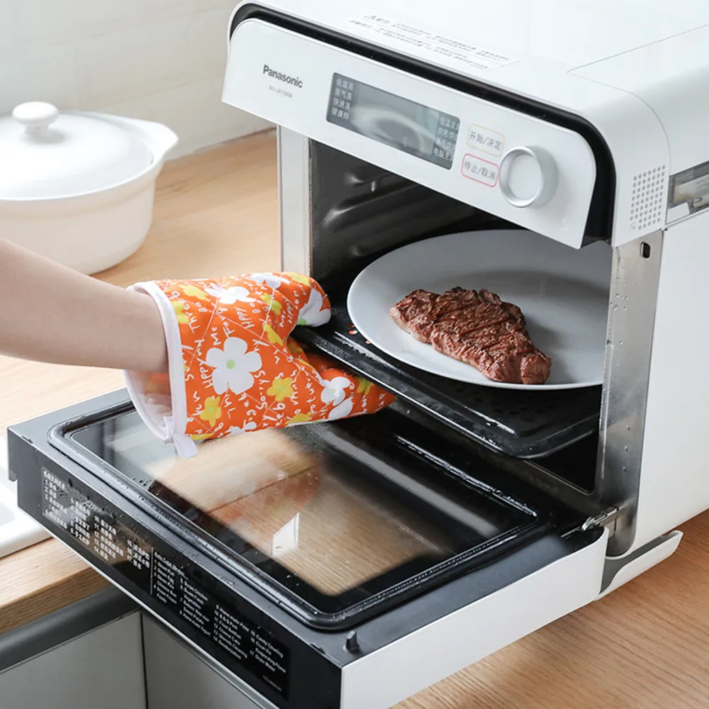 Oven Mitts 1pcs Cute Kitchen Supplies Cotton Thick Microwave Gloves High-temperature Hot Insulation
Oven Mitts 1pcs Cute Kitchen Supplies Cotton Thick Microwave Gloves High-temperature Hot Insulation
