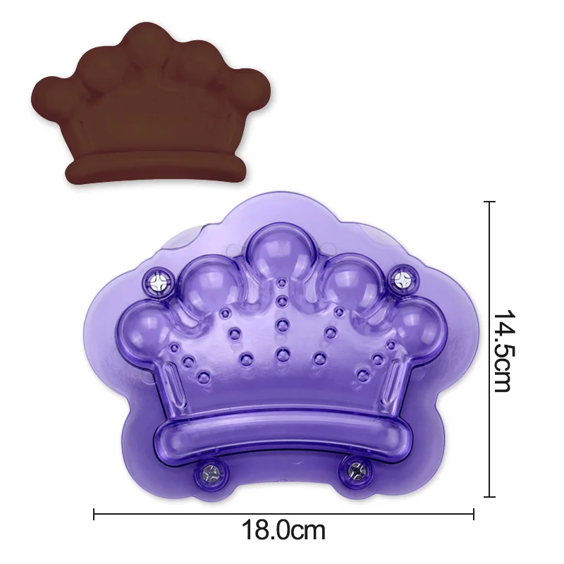 (4pcs/Lot)Free Shipping New High Quality Plastic Crown Chocolate Fondant Mold DIY Baking Mould
(4pcs/Lot)Free Shipping New High Quality Plastic Crown Chocolate Fondant Mold DIY Baking Mould