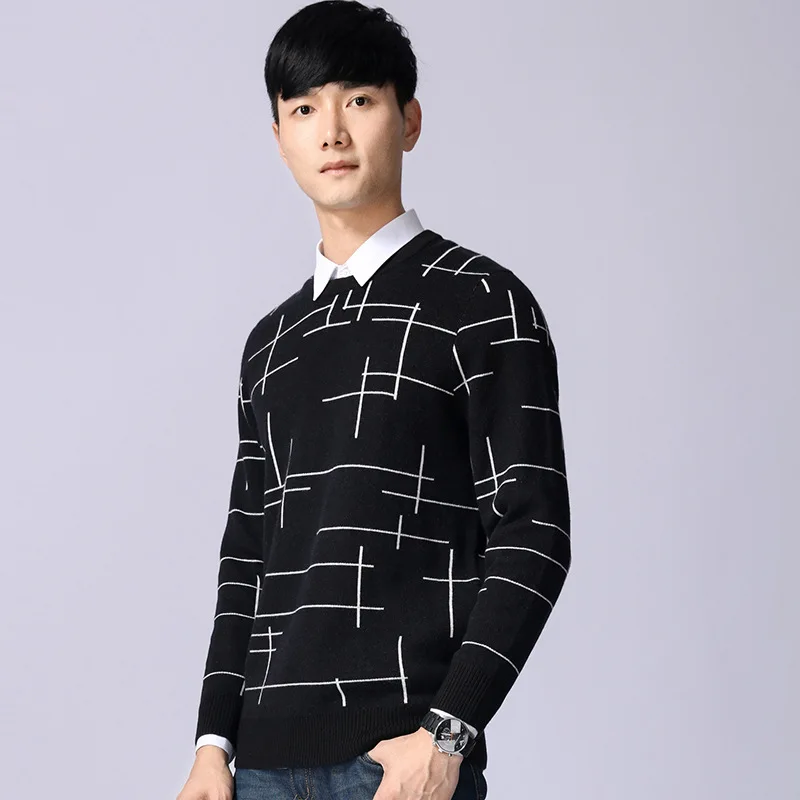 Manufacturers selling 2018 new sweater long-sleeved round collar sweater male youth qiu dong with thick sweater
Manufacturers selling 2018 new sweater long-sleeved round collar sweater male youth qiu dong with thick sweater