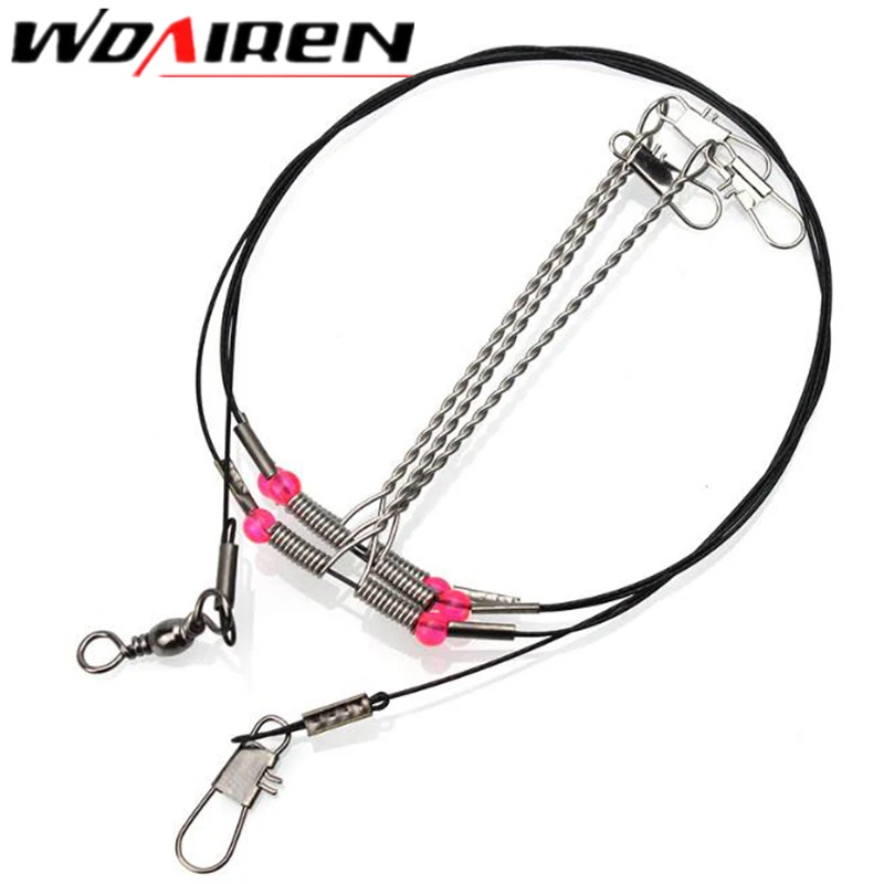 1Pcs Fishing Lure Steel wire Trace Wire Leader line Swivel Tackle Spinner Shark Spinning with Connector Fishing accessories
1Pcs Fishing Lure Steel wire Trace Wire Leader line Swivel Tackle Spinner Shark Spinning with Connector Fishing accessories