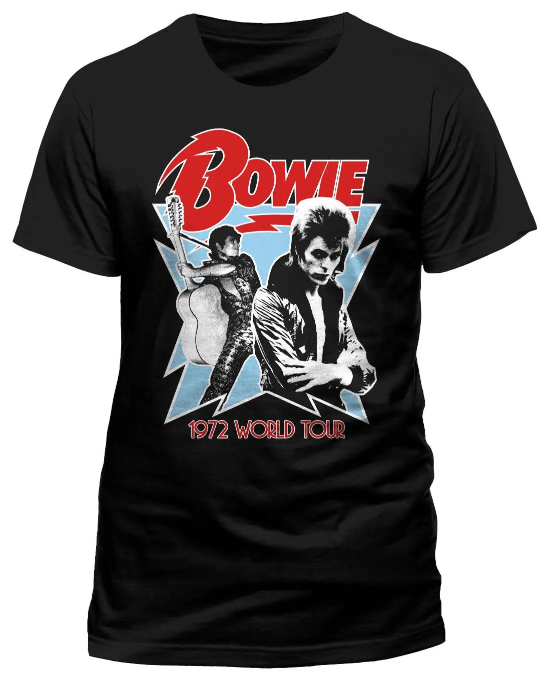 David Bowie '1972 World Tour' T-Shirt - NEW & OFFICIAL Brand Cotton Men Clothing Male Slim Fit T Shirt
David Bowie '1972 World Tour' T-Shirt - NEW & OFFICIAL Brand Cotton Men Clothing Male Slim Fit T Shirt