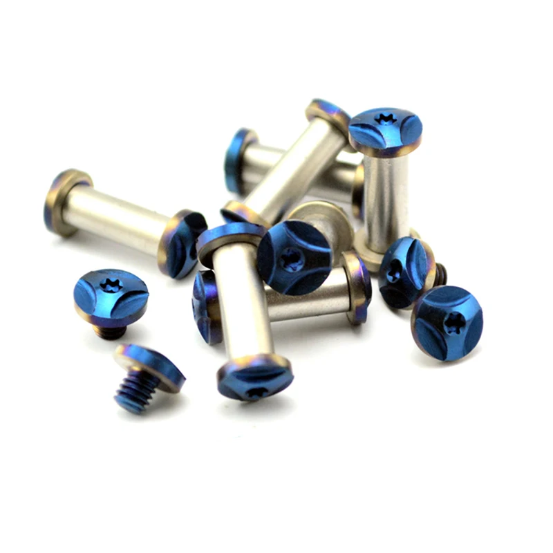 Special price 2 sets Diy Knife material Making knife Handle screw rivet Plum blossom Roasted blue 416J steel 20 size
Special price 2 sets Diy Knife material Making knife Handle screw rivet Plum blossom Roasted blue 416J steel 20 size