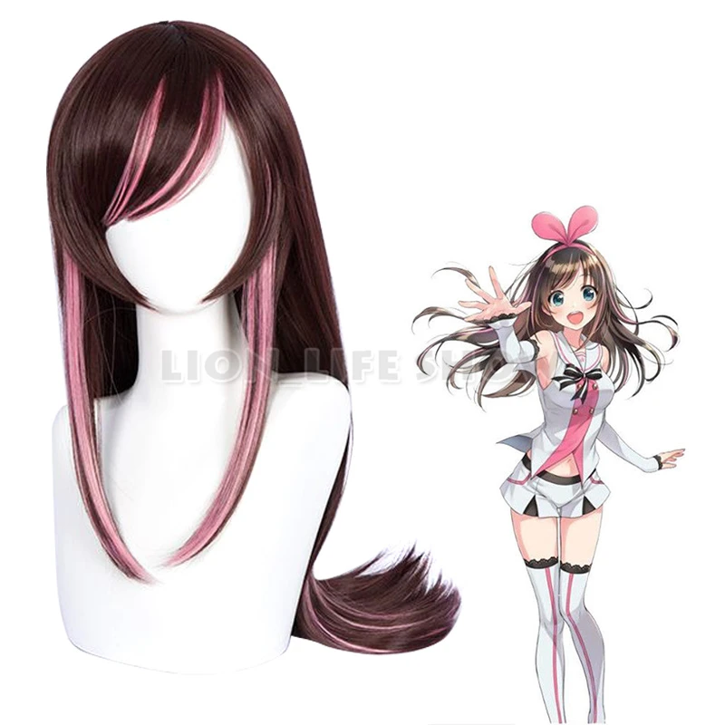 A.I.Channel Anchor Kizuna Ai YouTuber Brown Pink Mixed Long Straight Cosplay Wig
A.I.Channel Anchor Kizuna Ai YouTuber Brown Pink Mixed Long Straight Cosplay Wig