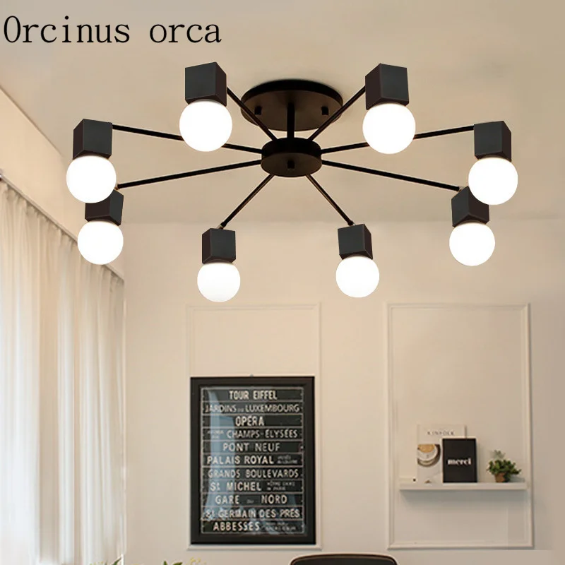 Современный простой креативный индивидуальный светильник для гостиной, светильник для спальни, потолочный светильник в американском стил...
Современный простой креативный индивидуальный светильник для гостиной, светильник для спальни, потолочный светильник в американском стил...