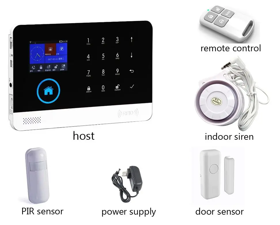 DZX безопасность 3G WIFI + GSM GPRS Wifi Автоматизация сигнализация домашняя защита