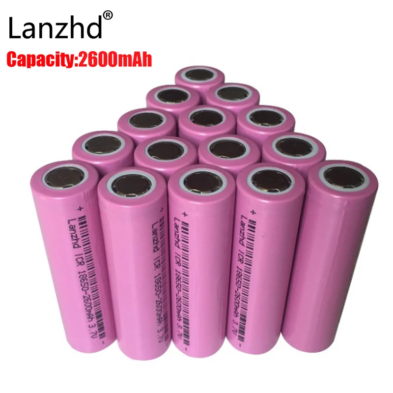40pcs Battery 18650 rechargeable batteries 3.7V li-ion 2600mAh 18650 rechargeable Battery for Torch ICR18650
40pcs Battery 18650 rechargeable batteries 3.7V li-ion 2600mAh 18650 rechargeable Battery for Torch ICR18650