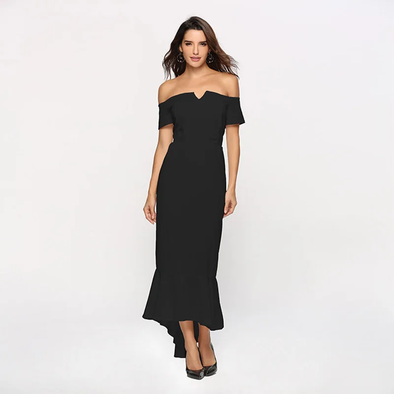 New hot Dress Women Sexy Slash Neck Summer Bodycon Bandage Black Apricot Slash Neck Elegant Celebrity Party Club Mermaid Dresses
New hot Dress Women Sexy Slash Neck Summer Bodycon Bandage Black Apricot Slash Neck Elegant Celebrity Party Club Mermaid Dresses