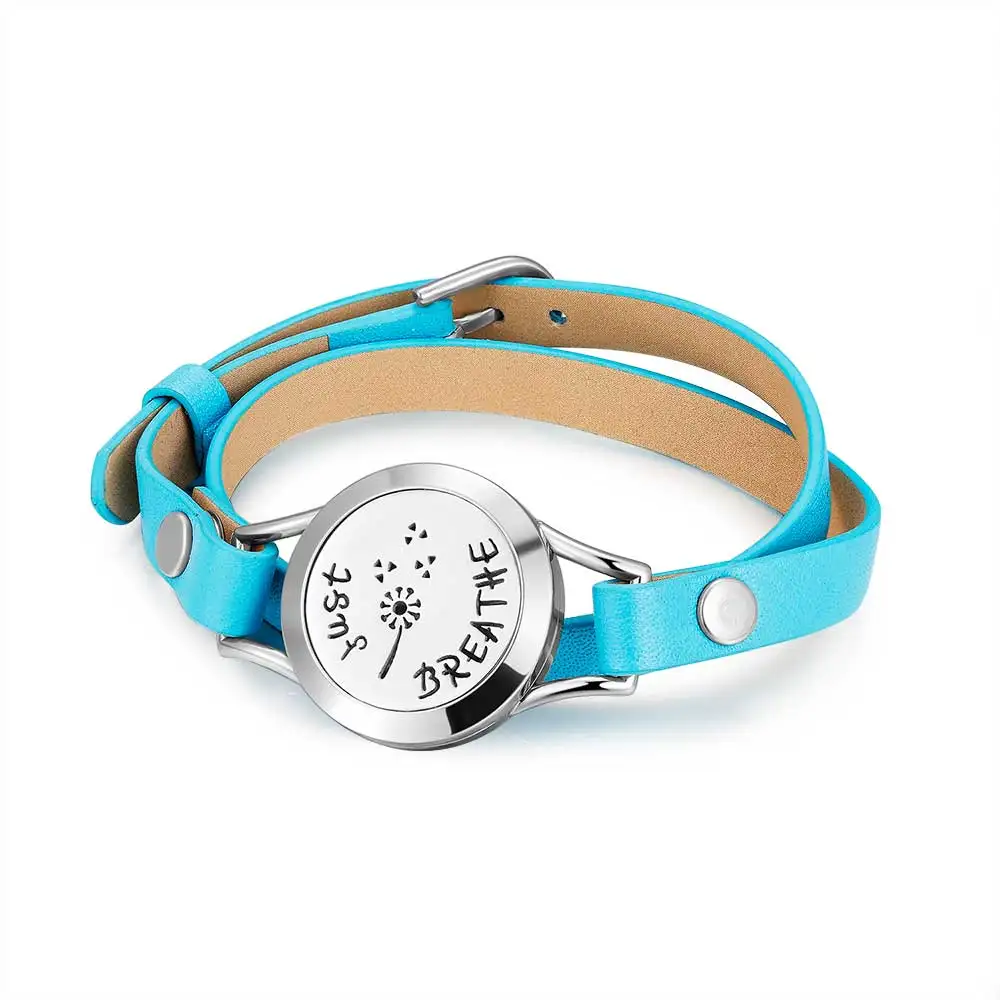 Mesinya 316L S.steel 3 Colors Leather Aromatherapy Bracelets Essential Oils Diffuser Locket Bangles 6''-7.5''Wrist
Mesinya 316L S.steel 3 Colors Leather Aromatherapy Bracelets Essential Oils Diffuser Locket Bangles 6''-7.5''Wrist