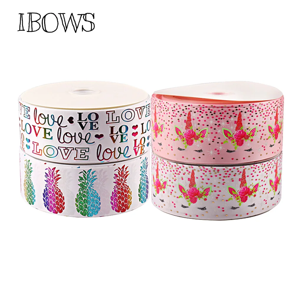 50Yards 3"(75mm) Grosgrian Ribbon Laser Cartoon Printed DIY Hairbows Fabric Tape Decorative Ribbon Gift Wrapping Accessories
50Yards 3"(75mm) Grosgrian Ribbon Laser Cartoon Printed DIY Hairbows Fabric Tape Decorative Ribbon Gift Wrapping Accessories