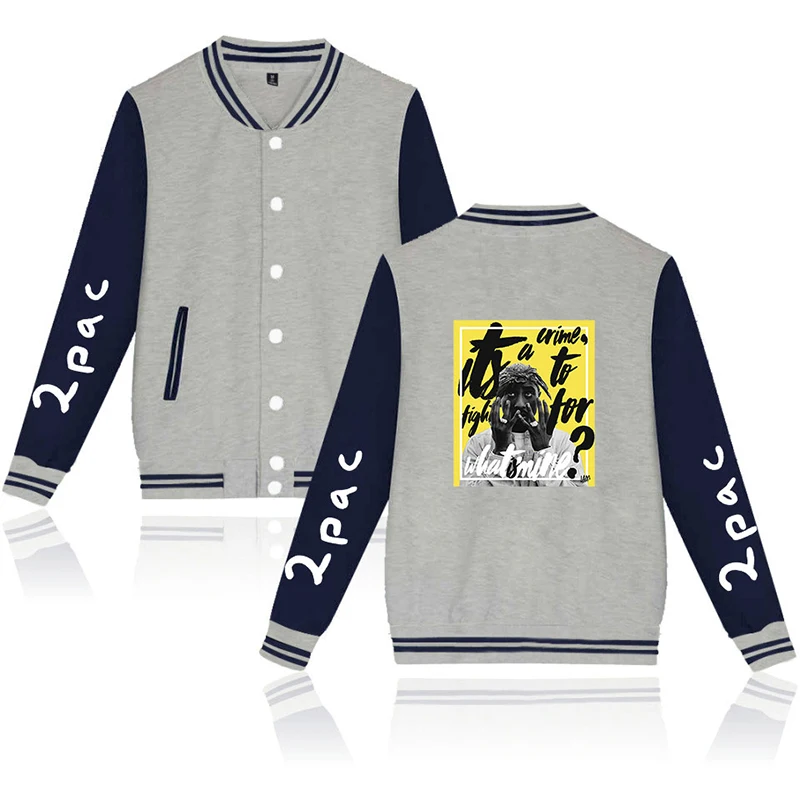 Latest 2pac Fashion Rapper Hip Hop Baseball Jacket Men Women Hoodie Sweatshirts Coats Casual Long Sleeve Unisex Hoodies Jackets
Latest 2pac Fashion Rapper Hip Hop Baseball Jacket Men Women Hoodie Sweatshirts Coats Casual Long Sleeve Unisex Hoodies Jackets