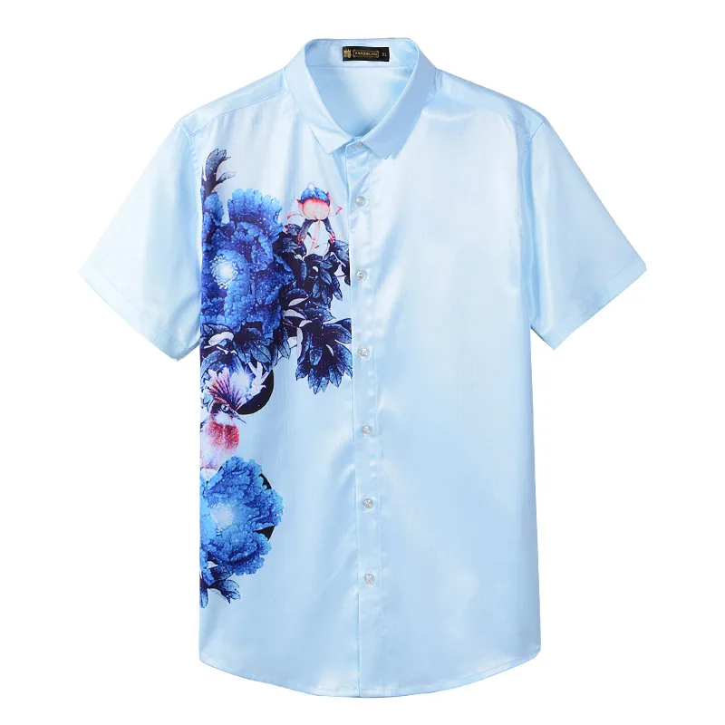 FanZhuan Free Shipping New fashion casual male short sleeved men's Print Shirt European Slim Anti-Wrinkle Flowers Shirt 812075
FanZhuan Free Shipping New fashion casual male short sleeved men's Print Shirt European Slim Anti-Wrinkle Flowers Shirt 812075