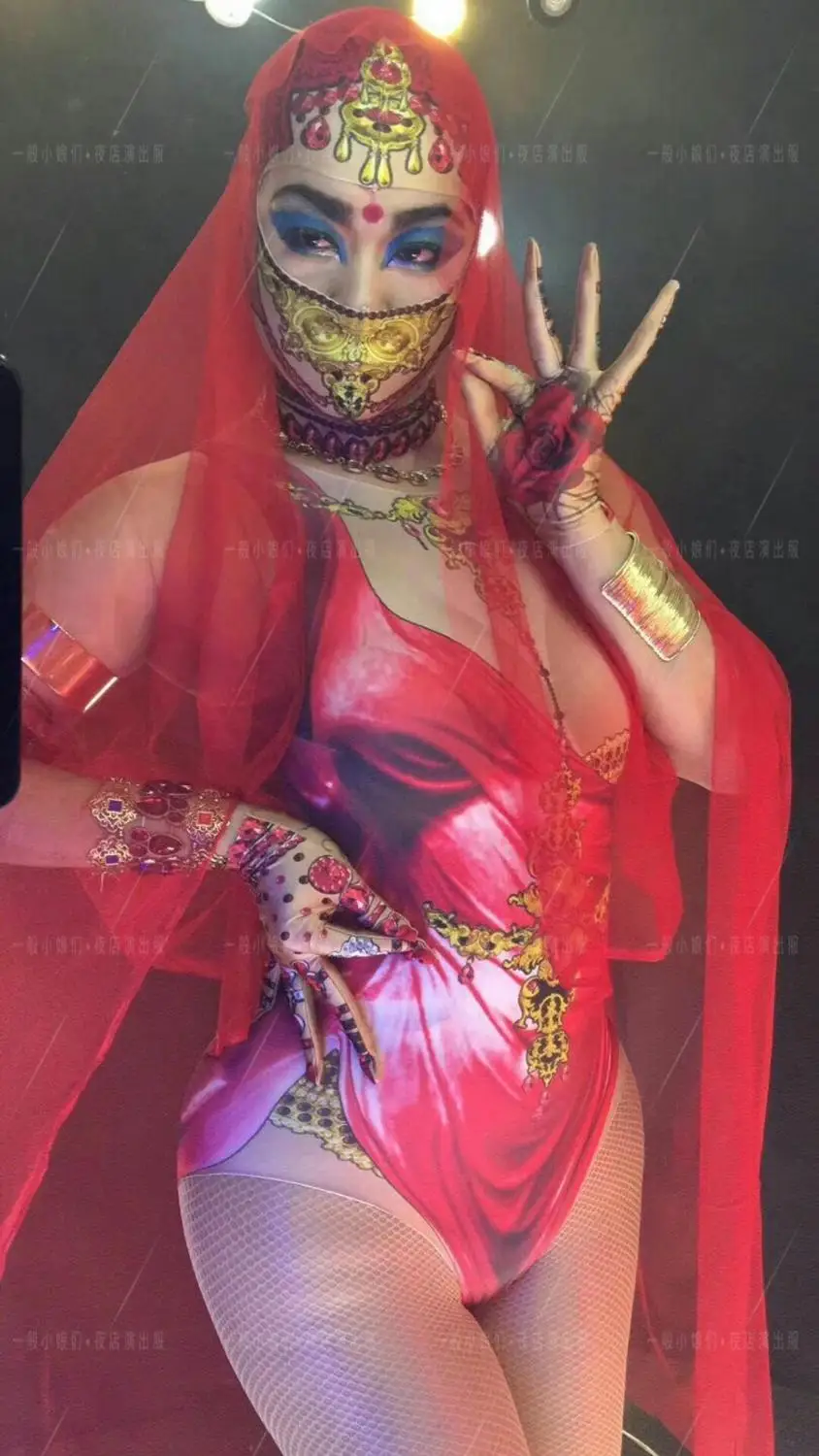 Nightclub Bar Western Region Princess Style Indian Dance False Meat Sexy Fake Low-cut Siamese GogoDJ Costume Female
Nightclub Bar Western Region Princess Style Indian Dance False Meat Sexy Fake Low-cut Siamese GogoDJ Costume Female