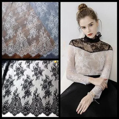 3M/lot Exquisite Eyelash Lace 150CM White Lace Fabric Wholesale Prices Wedding Dress Sexy Lingerie DIY Clothes Accessory RS91
3M/lot Exquisite Eyelash Lace 150CM White Lace Fabric Wholesale Prices Wedding Dress Sexy Lingerie DIY Clothes Accessory RS91