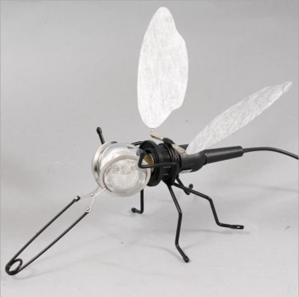 Individuality fashion creative children mosquitoes flies bees insects small animals art decoration lamp / wall |