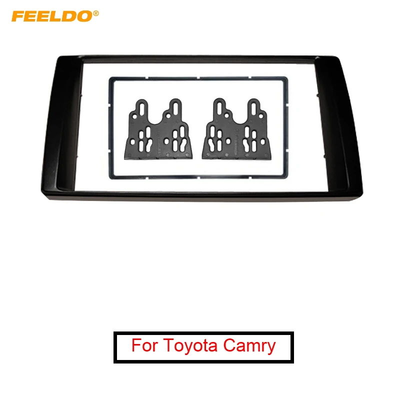 FEELDO автомобильное радио 2DIN фасция панель Рамка адаптер для Toyota Camry (американский) стерео пластина рамка Установка Fit Kit # AM4872
FEELDO автомобильное радио 2DIN фасция панель Рамка адаптер для Toyota Camry (американский) стерео пластина рамка Установка Fit Kit # AM4872