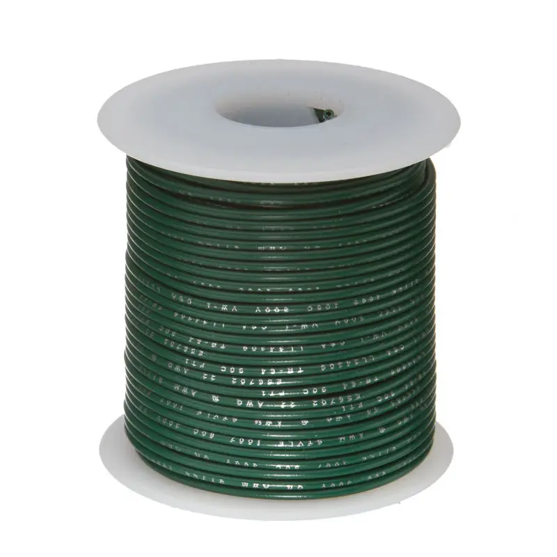 30 Meters 26 AWG UL1007 Green Electronic Wire 26awg PVC Electronic Cable Tinned copper OD 1.3mm #26
30 Meters 26 AWG UL1007 Green Electronic Wire 26awg PVC Electronic Cable Tinned copper OD 1.3mm #26