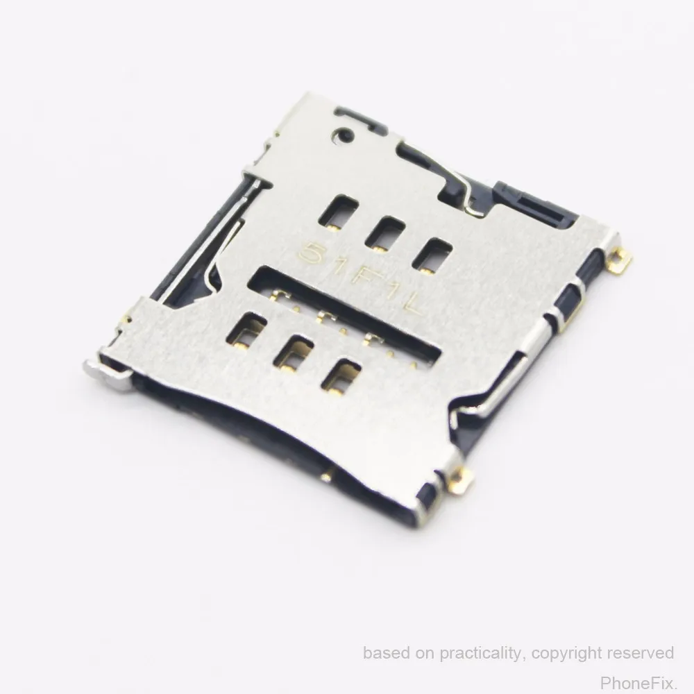 10 шт./лот держатель слота для чтения sim карт LG G2 D802 NEXUS 5 D820 D821|sim card reader holder|card slotsim
