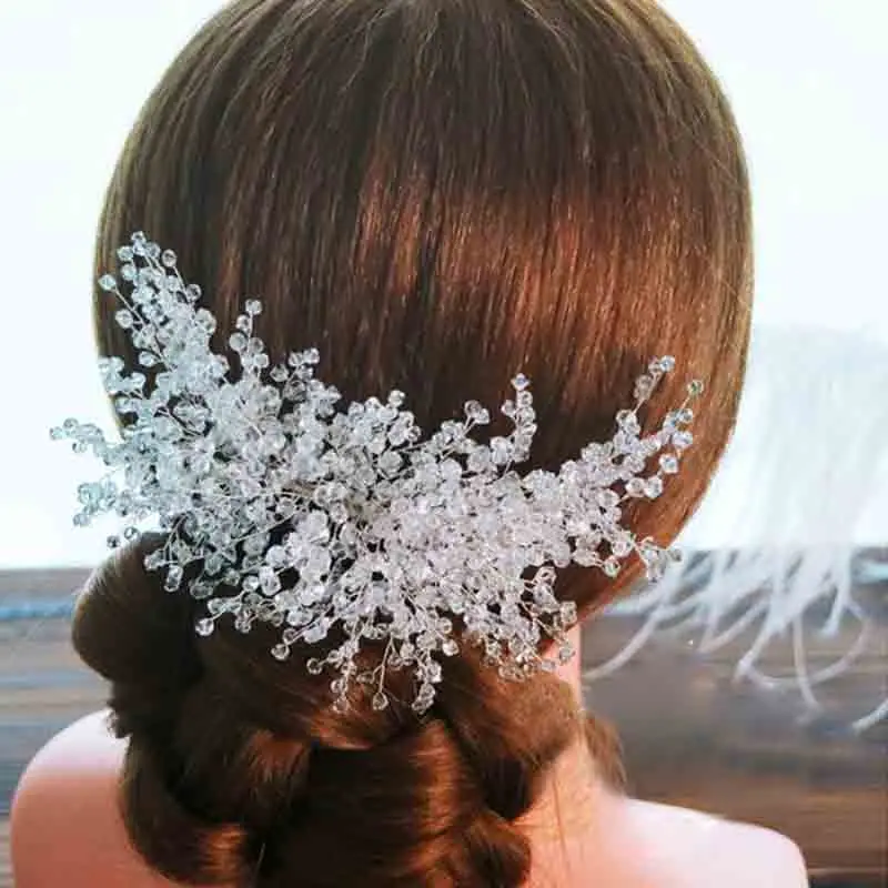 Krasivaya Silver Color Pearl Crystal Wedding Hair Combs head jewel For Bridal Flower Headpiece Women Hair Wedding Accessories
Krasivaya Silver Color Pearl Crystal Wedding Hair Combs head jewel For Bridal Flower Headpiece Women Hair Wedding Accessories