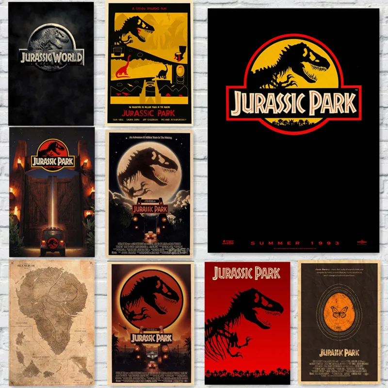 Jurassic Park Movie Posters Vintage Style Wall Stickers Kraft Paper Prints Home Decoration home art Brand MO29
Jurassic Park Movie Posters Vintage Style Wall Stickers Kraft Paper Prints Home Decoration home art Brand MO29