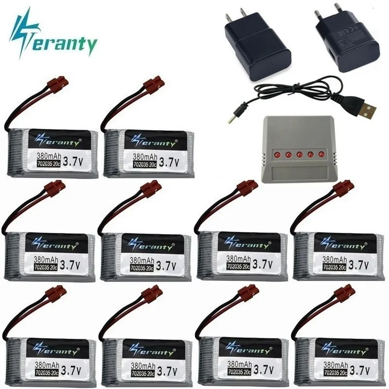 Original Lipo Battery For SYMA X5A-1 X15 X15C X15W for RC Helicopter Spare Parts 3.7V 380mah Drone battery 702035 10pcs/sets
Original Lipo Battery For SYMA X5A-1 X15 X15C X15W for RC Helicopter Spare Parts 3.7V 380mah Drone battery 702035 10pcs/sets