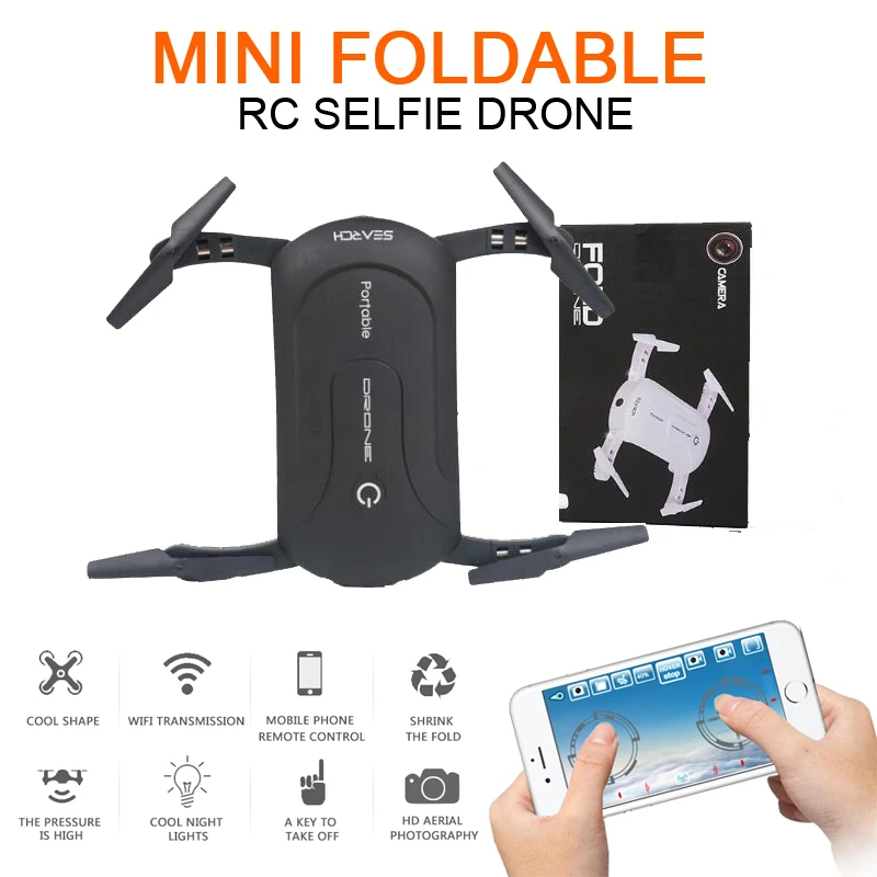 EBOYU(TM) 33005SW Selfie Foldable RC Drone with Wifi FPV 0.3MP Wide Angle HD Camera Altitude Hold RC Quadcopter Drone RTF
EBOYU(TM) 33005SW Selfie Foldable RC Drone with Wifi FPV 0.3MP Wide Angle HD Camera Altitude Hold RC Quadcopter Drone RTF
