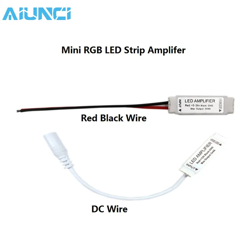 RGB LED Strip Amplifer DC12V 3*4A Mini LED Amplifier for RGB LED Strip Power Repeater Console Controller.
RGB LED Strip Amplifer DC12V 3*4A Mini LED Amplifier for RGB LED Strip Power Repeater Console Controller.