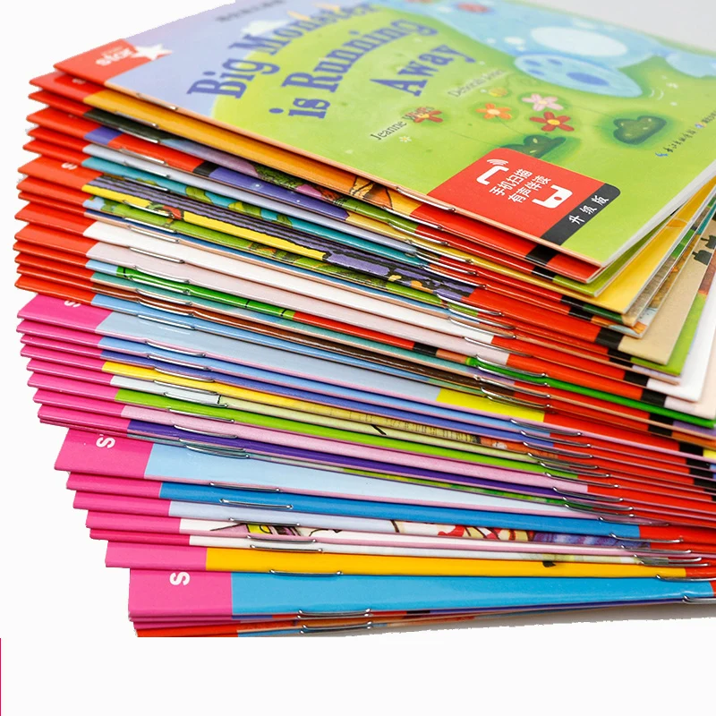 Детские книги от двух до шести лет 35 шт. цветные книжки на английском языке книг