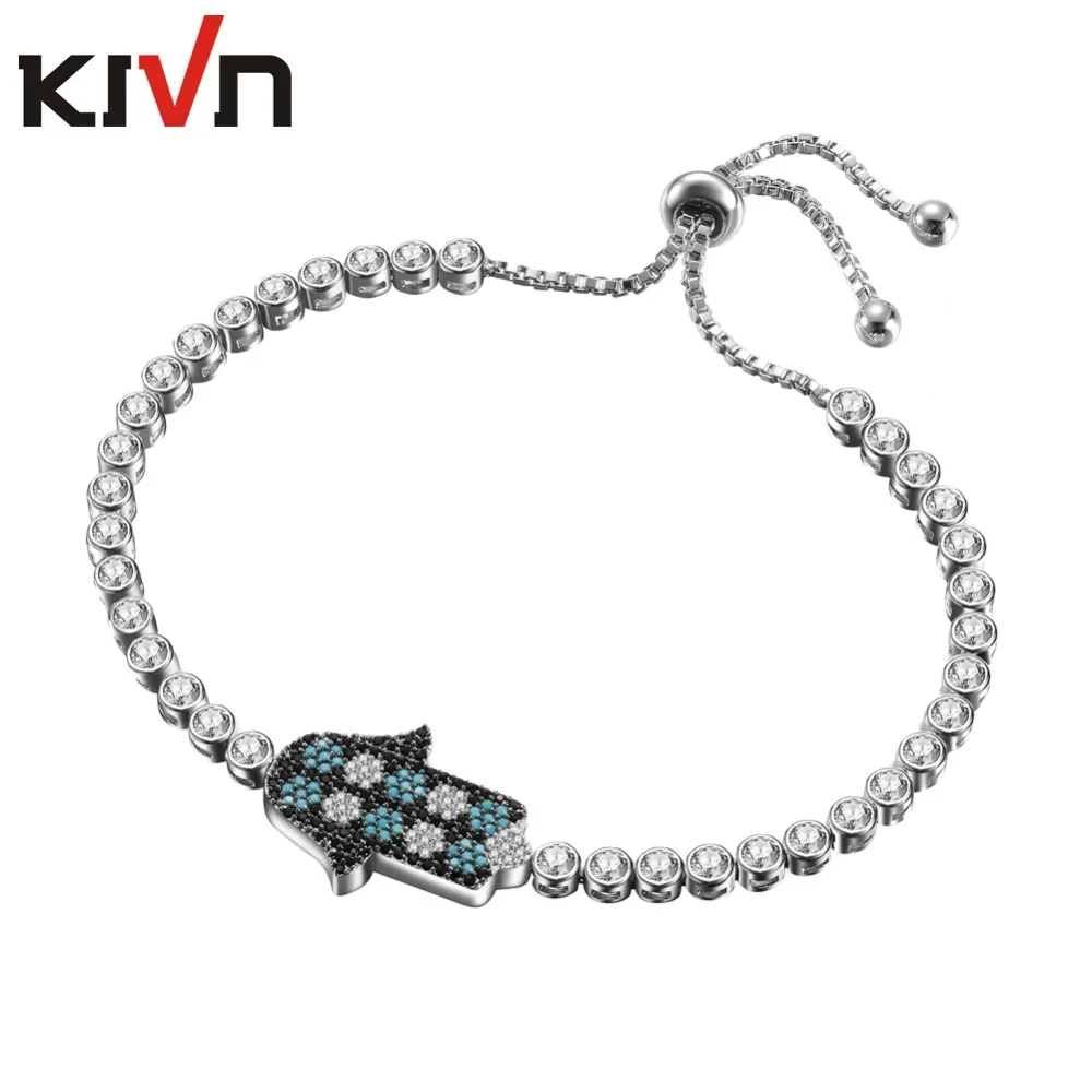 Womens Fashion Jewelry Adjustable Bolo Hamsa Hand CZ Cubic Zirconia Bridal Wedding Bracelets Birthday Gifts 10pcs Lot Wholesale
Womens Fashion Jewelry Adjustable Bolo Hamsa Hand CZ Cubic Zirconia Bridal Wedding Bracelets Birthday Gifts 10pcs Lot Wholesale