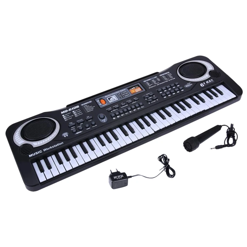 61 Keys Digital Music Electronic Keyboard Key Board Electric Piano Children Gift Eu Plug
61 Keys Digital Music Electronic Keyboard Key Board Electric Piano Children Gift Eu Plug