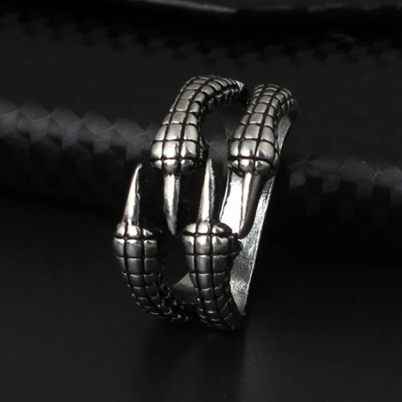 Vintage Punk Open Ring Rock Men's Metal Eagle Claw Rings for Man Party Accessories
Vintage Punk Open Ring Rock Men's Metal Eagle Claw Rings for Man Party Accessories
