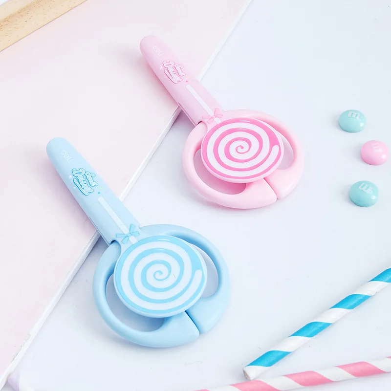 1 шт Детские Мини Ножницы леденец Kawaii Безопасность рукав Нержавеющая сталь