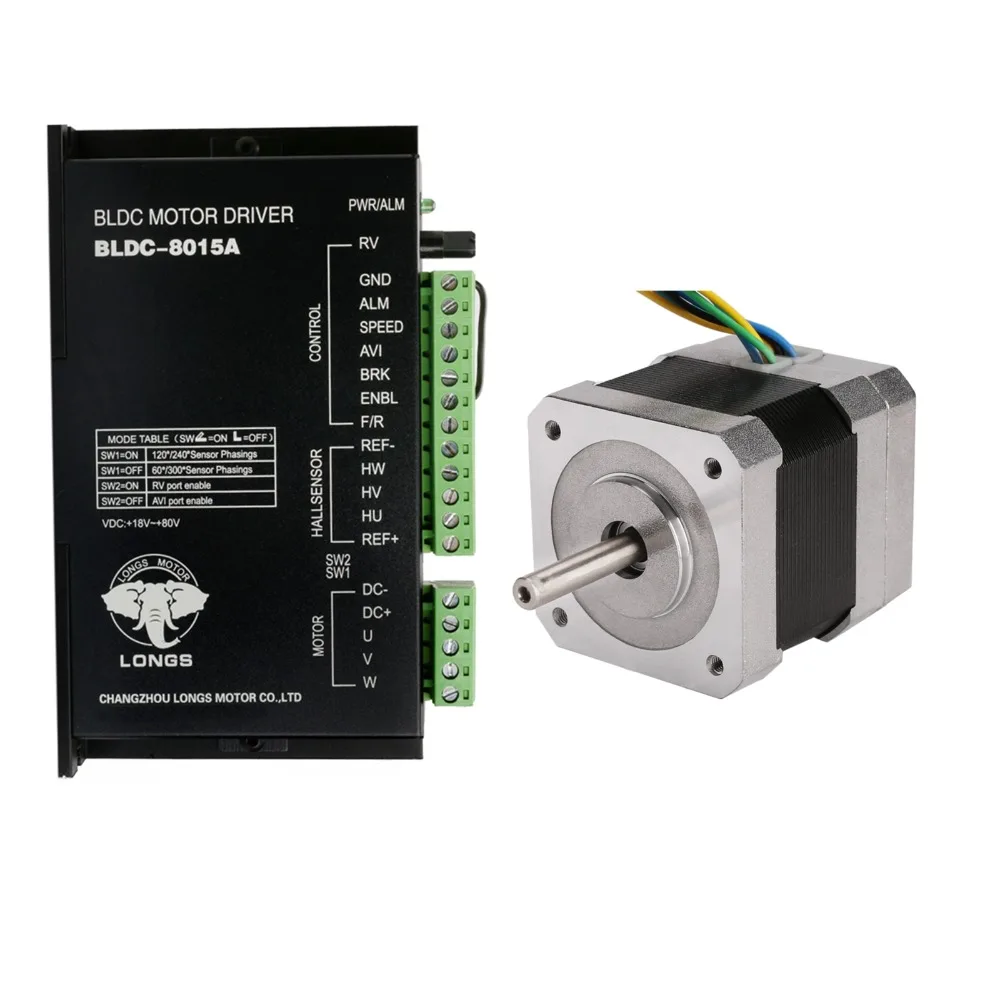 EU Free shiping 1axis 42BLF01 Brushless DC Motor 26W 24V Nema17 4000RPM DC Driver BLDC-8015A CNC Router Plasma Medica LONGS
EU Free shiping 1axis 42BLF01 Brushless DC Motor 26W 24V Nema17 4000RPM DC Driver BLDC-8015A CNC Router Plasma Medica LONGS