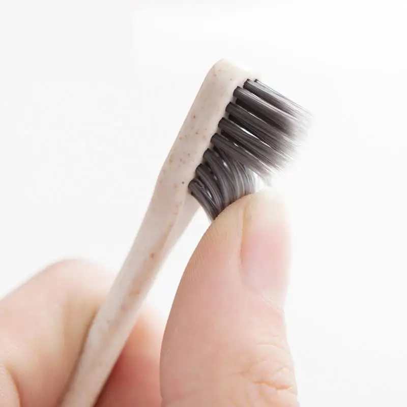 Soft Bamboo Charcoal Toothbrush Wheat Straw Environmental Protection Handle Traveling Soft Toothbrush Head
Soft Bamboo Charcoal Toothbrush Wheat Straw Environmental Protection Handle Traveling Soft Toothbrush Head
