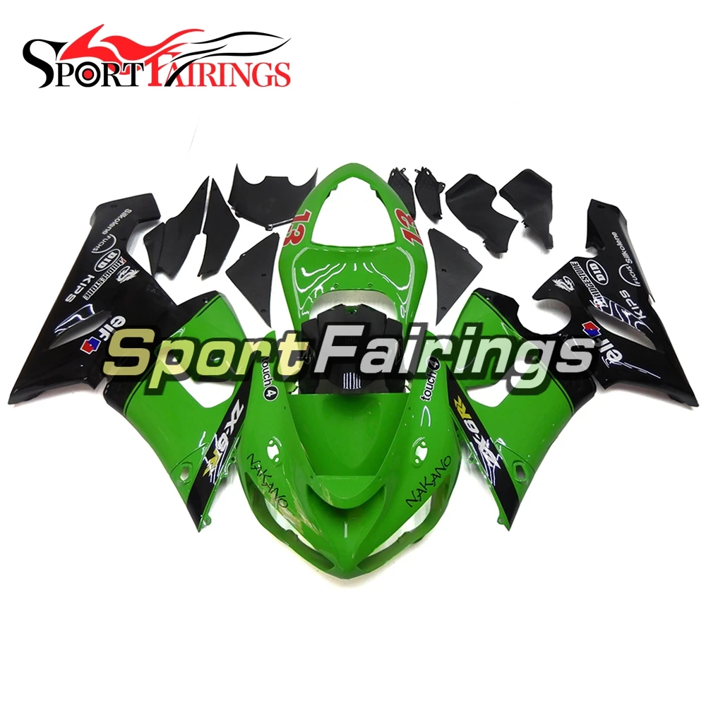 Nakano 13 Green Motorcycle Fairings For Kawasaki ZX6R ZX-6R Year 05 06 Ninja 636 2005 - 2006 ABS Injection Covers Fairing Kit
Nakano 13 Green Motorcycle Fairings For Kawasaki ZX6R ZX-6R Year 05 06 Ninja 636 2005 - 2006 ABS Injection Covers Fairing Kit