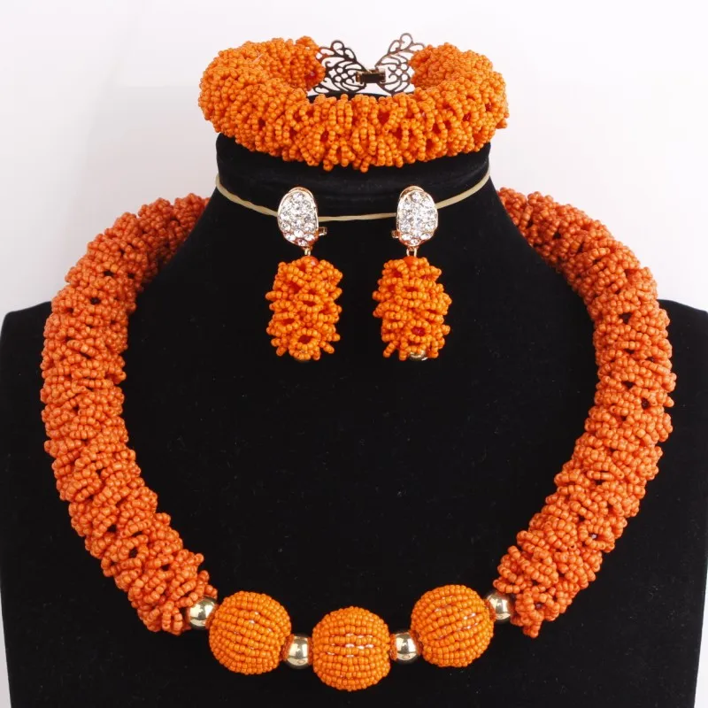 Dudo 18.8 inches Bold Chunky Choker Necklace Set Orange Beaded Celebrity Fine Ladies Party Jewelry Set With bracelet Earrings
Dudo 18.8 inches Bold Chunky Choker Necklace Set Orange Beaded Celebrity Fine Ladies Party Jewelry Set With bracelet Earrings