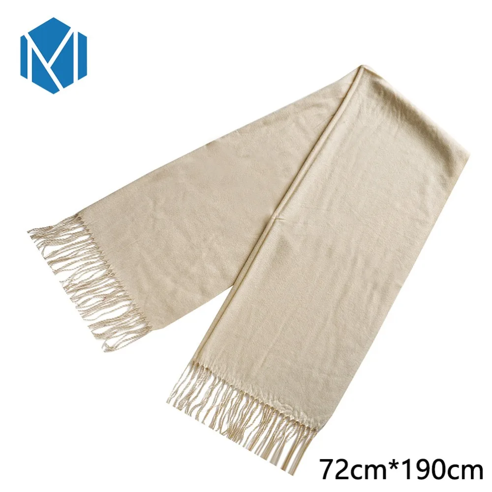 M MISM New Arrival Solid Color Cashmere Women Scarves With Tassel Lady Men Winter Scarf Thick Warm High Quality Shawl Hot sjaal |