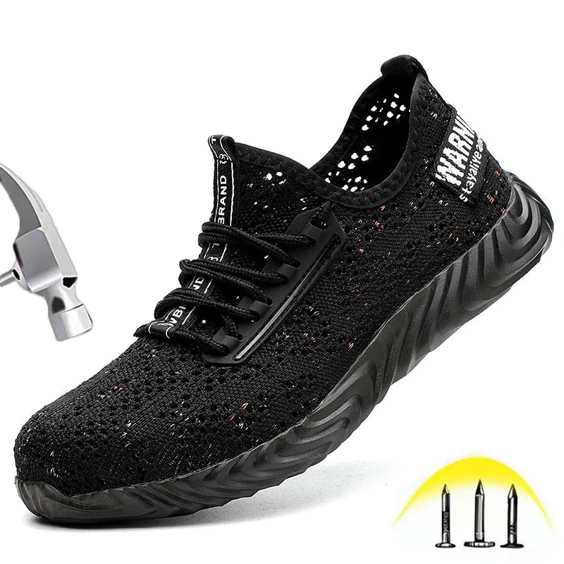 Unisex Summer Light Breathable Men's Steel Toe Caps Mesh Safety Shoes for Men Women Puncture Proof Construction Boots Work Shoes
Unisex Summer Light Breathable Men's Steel Toe Caps Mesh Safety Shoes for Men Women Puncture Proof Construction Boots Work Shoes