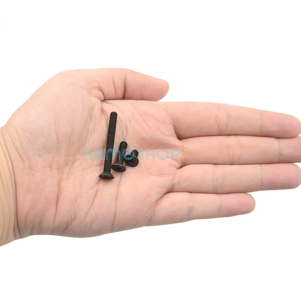 50pcs M4 Flat Head Inner Six Angle Screws Hex Allen Steel Hexagon Socket RC Model
50pcs M4 Flat Head Inner Six Angle Screws Hex Allen Steel Hexagon Socket RC Model
